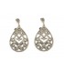 PENDIENTES ORO BLANCO L00061